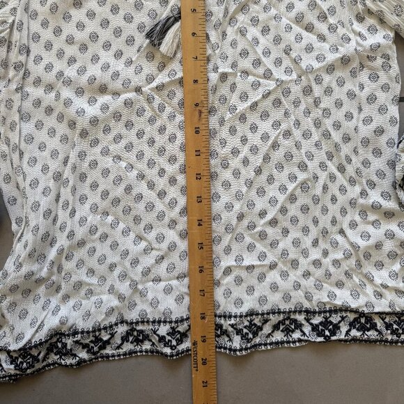 Cortefiel Boho Peasant Blouse – Size L - Picture 7 of 8
